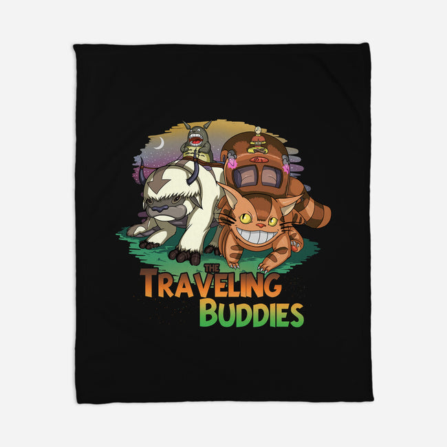 Traveling Buddies-none fleece blanket-meca artwork