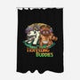 Traveling Buddies-none polyester shower curtain-meca artwork