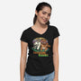 Traveling Buddies-womens v-neck tee-meca artwork