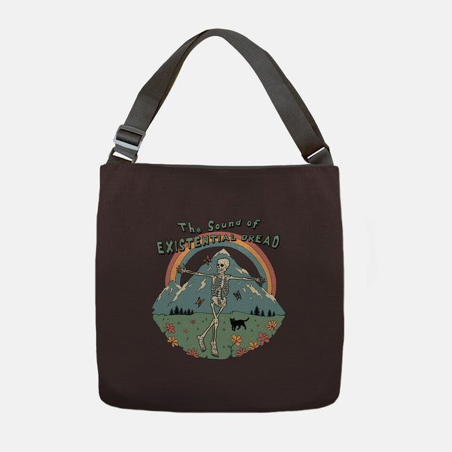 The Sound Of Existential Dread-none adjustable tote bag-vp021