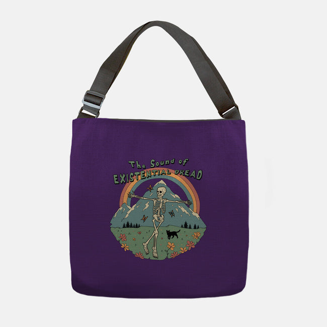 The Sound Of Existential Dread-none adjustable tote bag-vp021