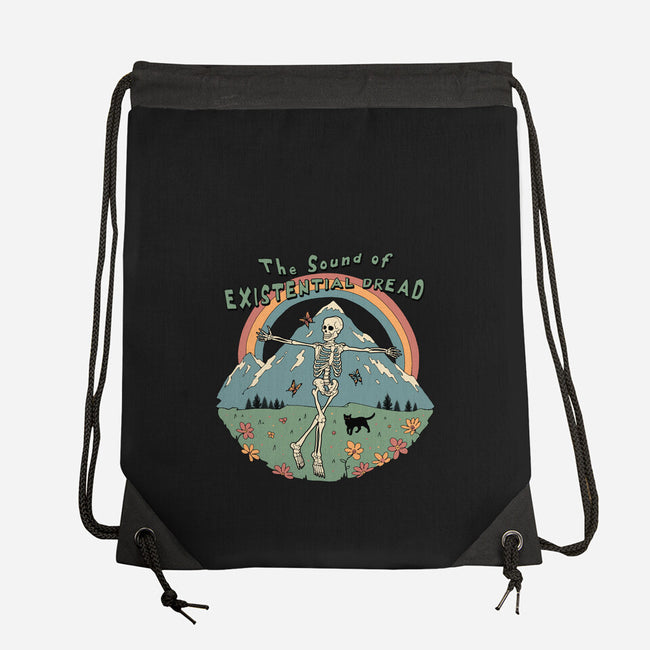 The Sound Of Existential Dread-none drawstring bag-vp021