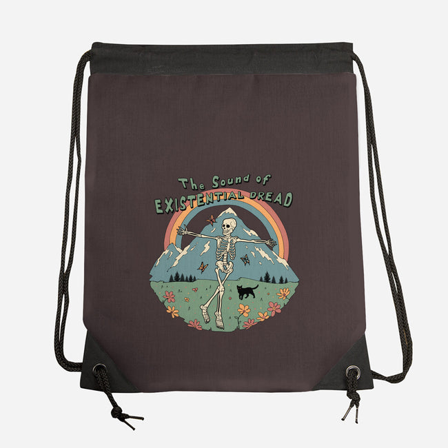The Sound Of Existential Dread-none drawstring bag-vp021