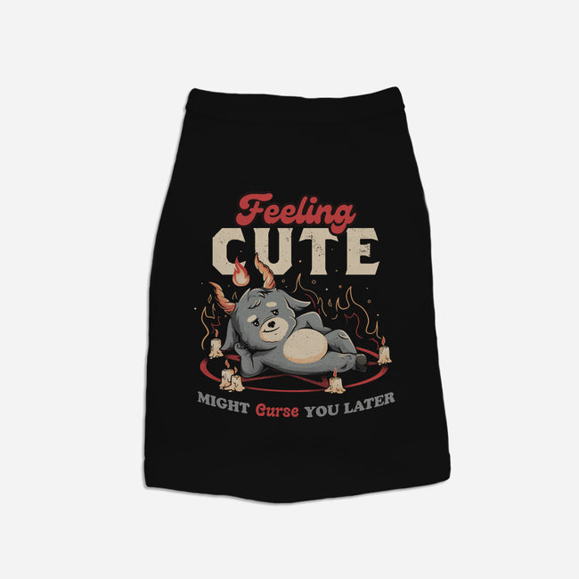 Might Curse You Later-dog basic pet tank-eduely