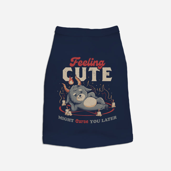 Might Curse You Later-dog basic pet tank-eduely