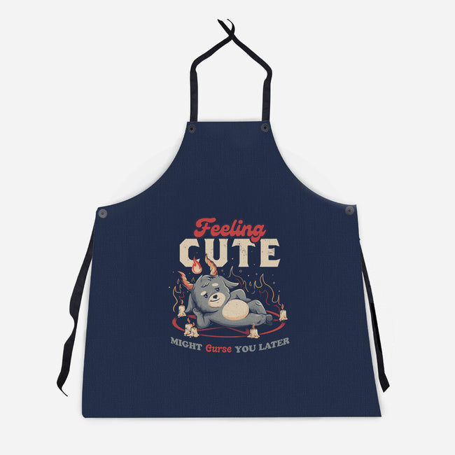 Might Curse You Later-unisex kitchen apron-eduely