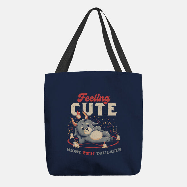 Might Curse You Later-none basic tote bag-eduely