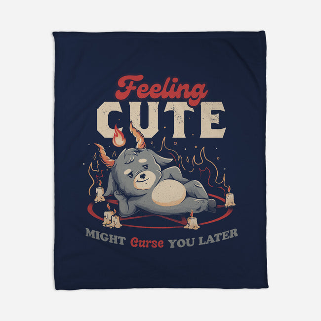 Might Curse You Later-none fleece blanket-eduely