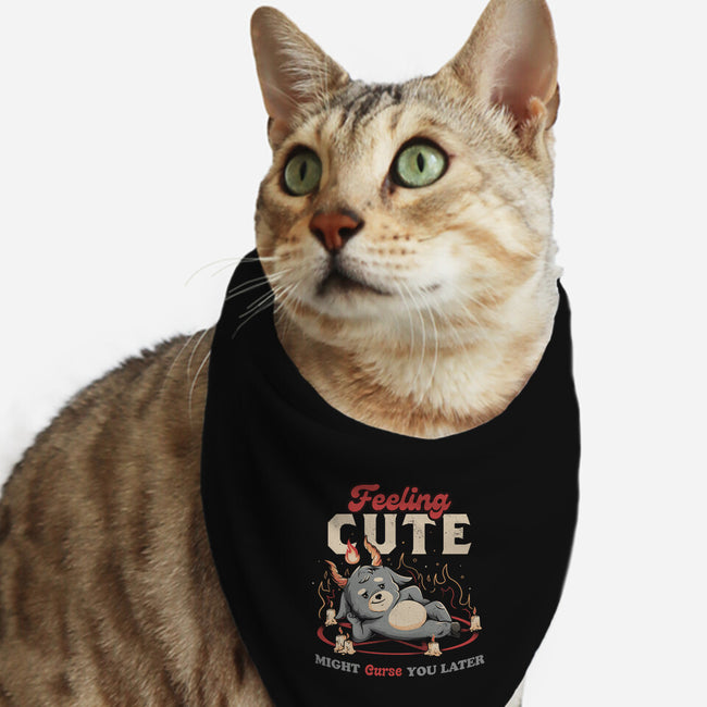 Might Curse You Later-cat bandana pet collar-eduely