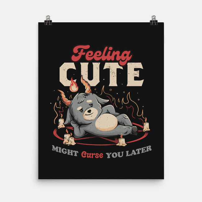Might Curse You Later-none matte poster-eduely