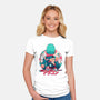 A Summer Dragon-womens fitted tee-Bruno Mota
