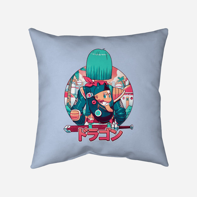A Summer Dragon-none removable cover w insert throw pillow-Bruno Mota