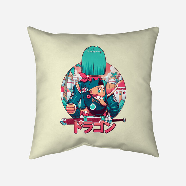 A Summer Dragon-none removable cover w insert throw pillow-Bruno Mota