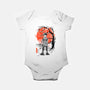 Deku At Sakura Tree-baby basic onesie-IKILO