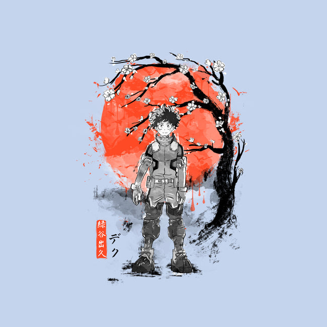 Deku At Sakura Tree-mens basic tee-IKILO