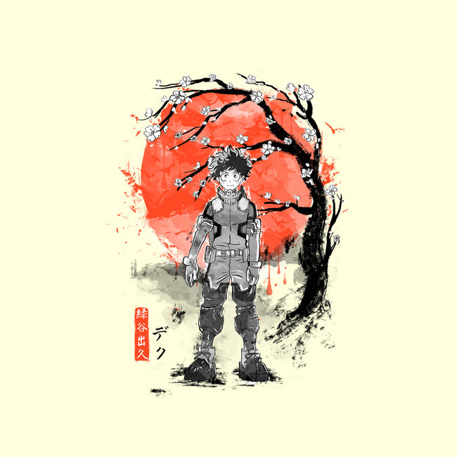 Deku At Sakura Tree-mens basic tee-IKILO