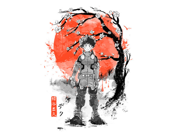 Deku At Sakura Tree