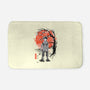 Deku At Sakura Tree-none memory foam bath mat-IKILO