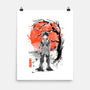 Deku At Sakura Tree-none matte poster-IKILO