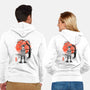 Deku At Sakura Tree-unisex zip-up sweatshirt-IKILO