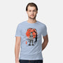 Deku At Sakura Tree-mens premium tee-IKILO
