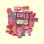Girls Rule The World-none glossy sticker-tobefonseca