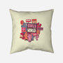 Girls Rule The World-none removable cover throw pillow-tobefonseca