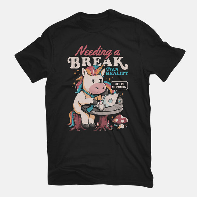 A Break From Reality-womens fitted tee-eduely