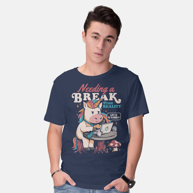 A Break From Reality-mens basic tee-eduely