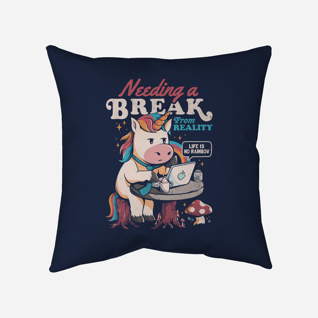 A Break From Reality-none removable cover w insert throw pillow-eduely