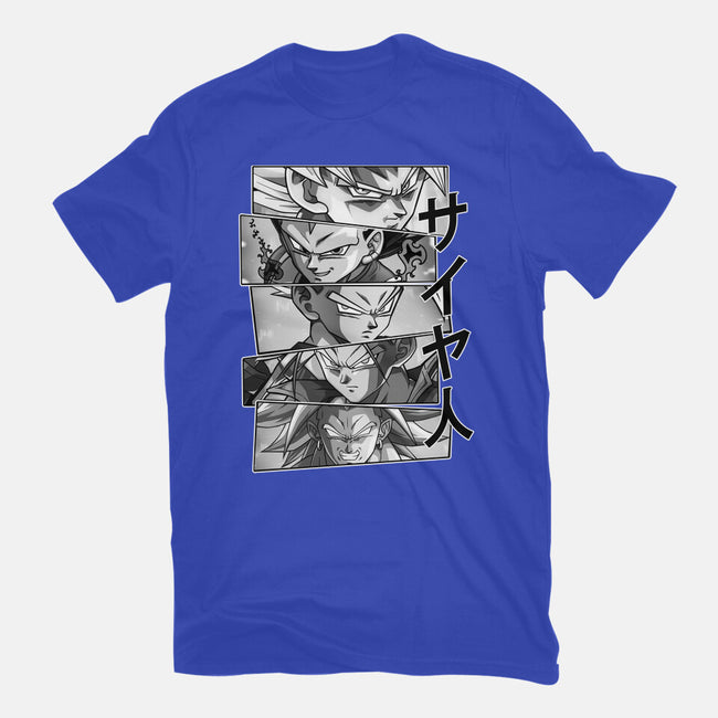 Saiyajin Heroes-mens heavyweight tee-meca artwork