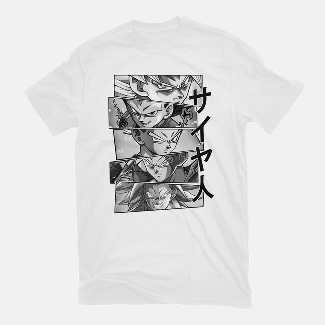 Saiyajin Heroes-mens heavyweight tee-meca artwork