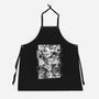 Saiyajin Heroes-unisex kitchen apron-meca artwork