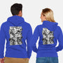 Saiyajin Heroes-unisex zip-up sweatshirt-meca artwork