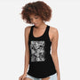 Saiyajin Heroes-womens racerback tank-meca artwork