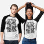 Saiyajin Heroes-unisex baseball tee-meca artwork