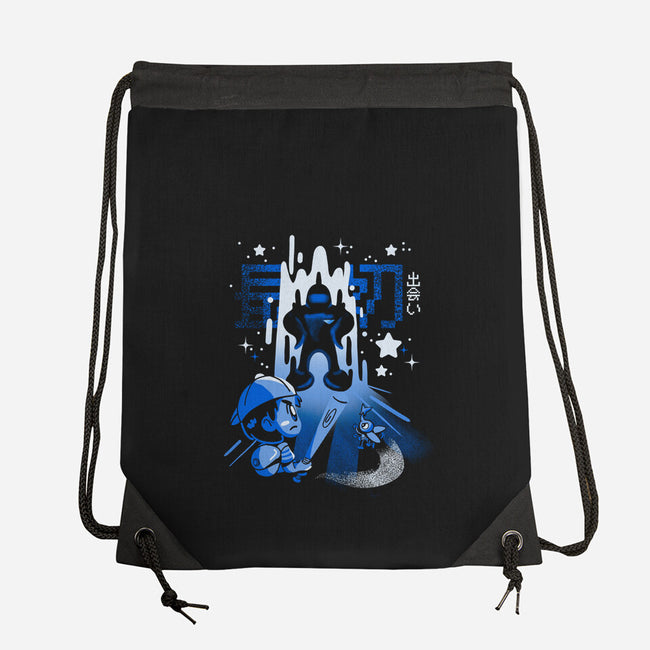 First Encounters-none drawstring bag-Sketchdemao