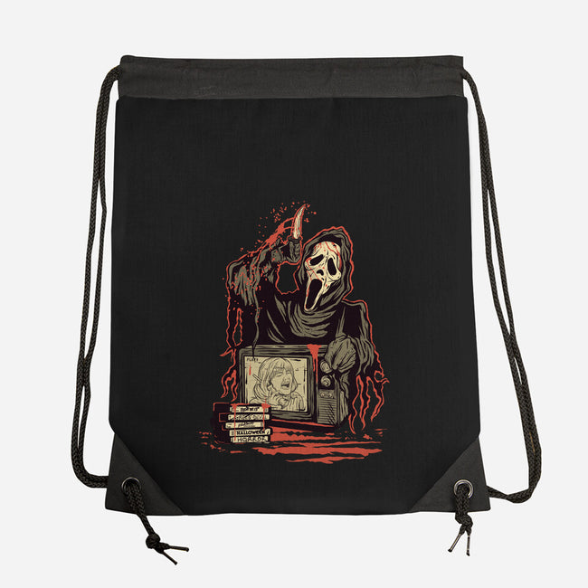 What's Your Favorite Scream Movie?-none drawstring bag-Green Devil
