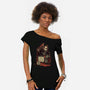 What's Your Favorite Scream Movie?-womens off shoulder tee-Green Devil