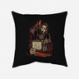 What's Your Favorite Scream Movie?-none removable cover w insert throw pillow-Green Devil