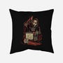 What's Your Favorite Scream Movie?-none removable cover throw pillow-Green Devil