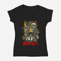 All The Titans For Attack-womens v-neck tee-Knegosfield