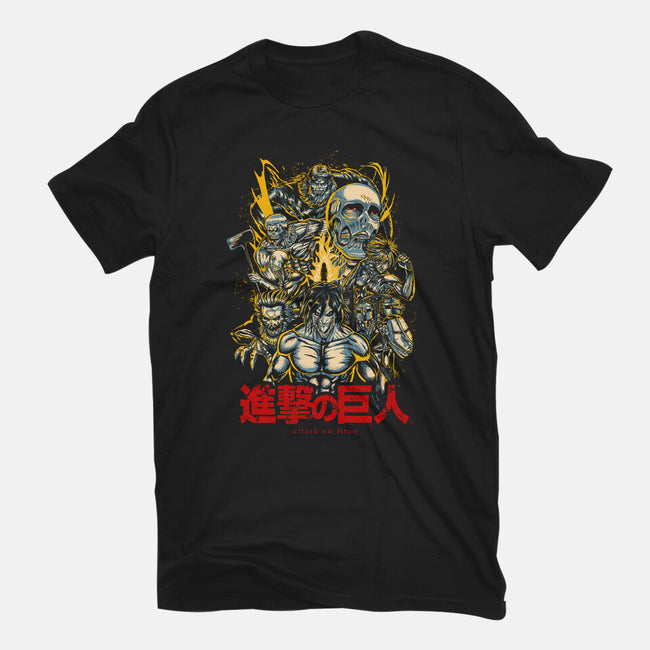 All The Titans For Attack-mens premium tee-Knegosfield