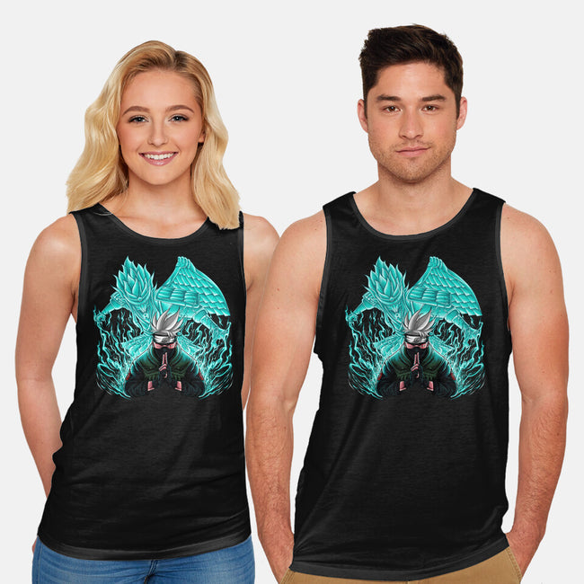 Kakashi X Susanoo-unisex basic tank-alanside