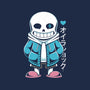 Sans Lazy Bones-none glossy sticker-Alundrart