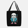 Sans Lazy Bones-none basic tote bag-Alundrart