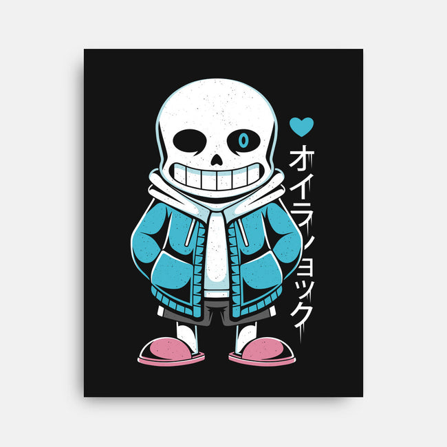 Sans Lazy Bones-none stretched canvas-Alundrart