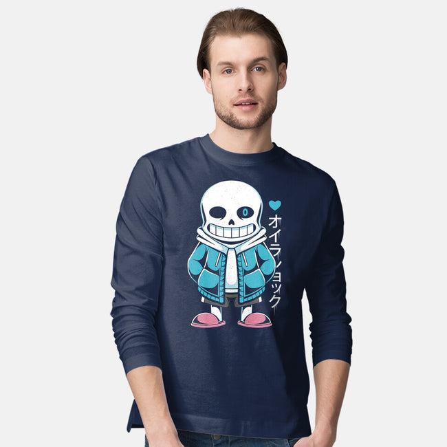 Sans Lazy Bones-mens long sleeved tee-Alundrart