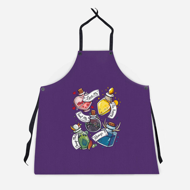 Magic Potions-unisex kitchen apron-Vallina84