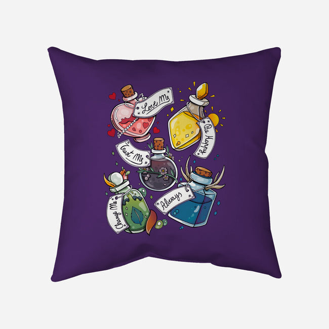 Magic Potions-none removable cover w insert throw pillow-Vallina84